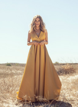 VESTITO PRINCIPESSA DORATO