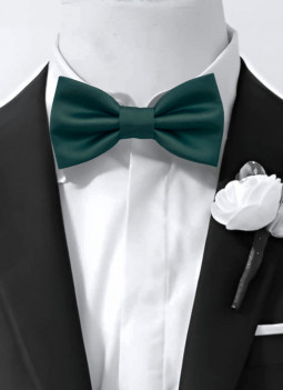 GREEN PRE-TIED BOW TIE