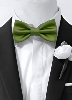 LIME GREEN PRE-TIED BOW TIE