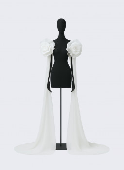 MANICHE CON ROSE SPOSA