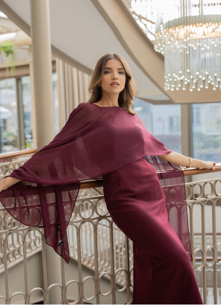 MANTELLA / SCIALLE BORDEAUX