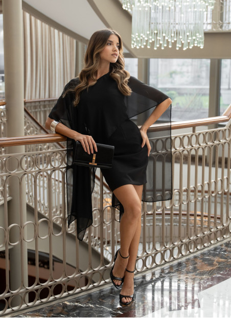 BLACK SHORT DRESS