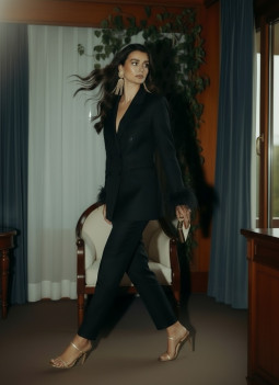 PANTALON STRUCTURÉ NOIR