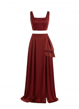TERRACOTTA LONG SKIRT