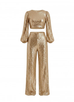 GOLDEN SEQUIN TOP