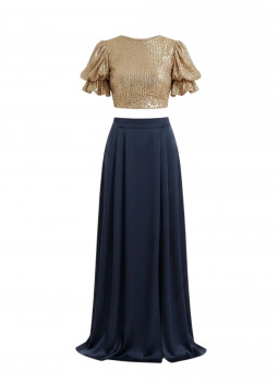 TOP LANTEJOULAS DOURADO