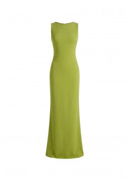 LIME GREEN LONG DRESS