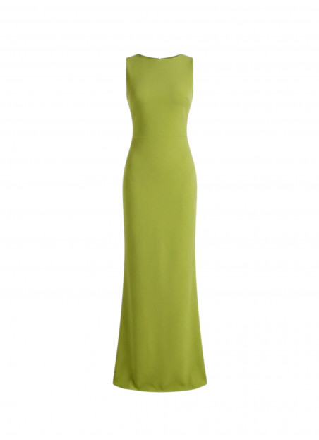 VESTIDO LARGO VERDE LIMA