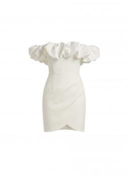 VESTIDO BRANCO FOLHO