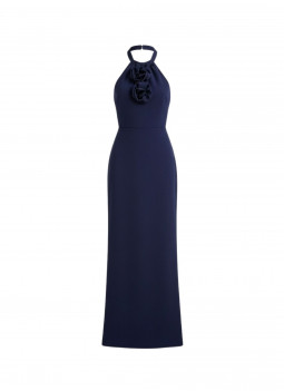 VESTITO LUNGO BLU NAVY