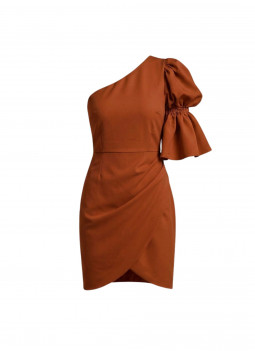 VESTIDO CURTO TERRACOTA