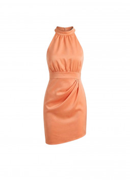 VESTIDO CORTO SALMÓN