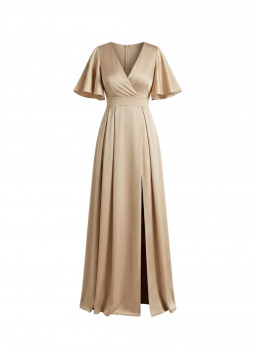 BEGE LONG DRESS