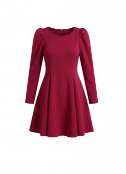 VESTITO CORTO ROSSO