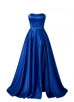 BLUE STRUCTURED DRESS