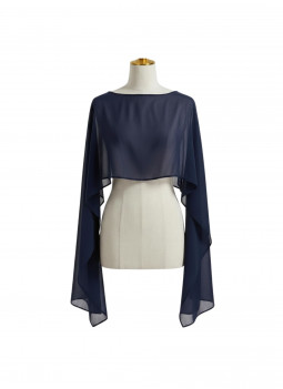 MANTELLA / SCIALLE BLU MARINO