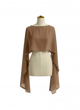 KAFFEEBRAUN CAPE-SCHAL