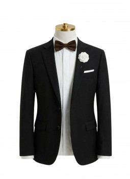 BROWN PRE-TIED BOW TIE
