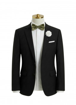 DUSTY GREEN PRE-TIED BOW TIE