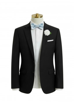 LIGHT BLUE PRE-TIED BOW TIE
