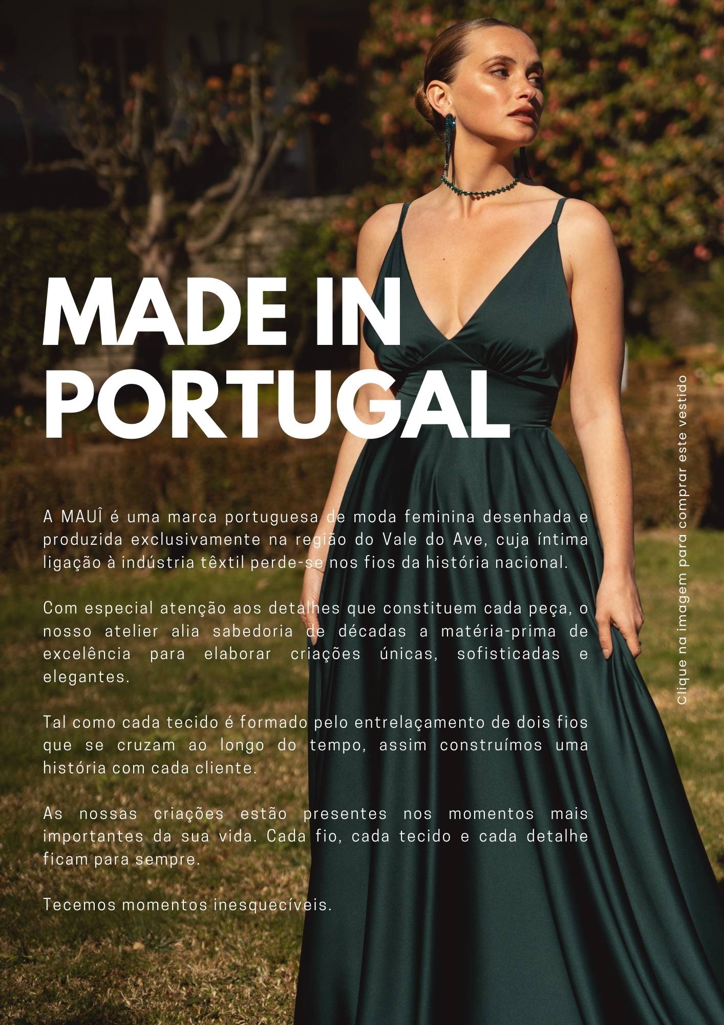 MAUI, vestidos de festa, marca 100% Portuguesa, feito à mão, alta qualidade, cores personalizadas, envios rápidos, moda feminina, sustentável